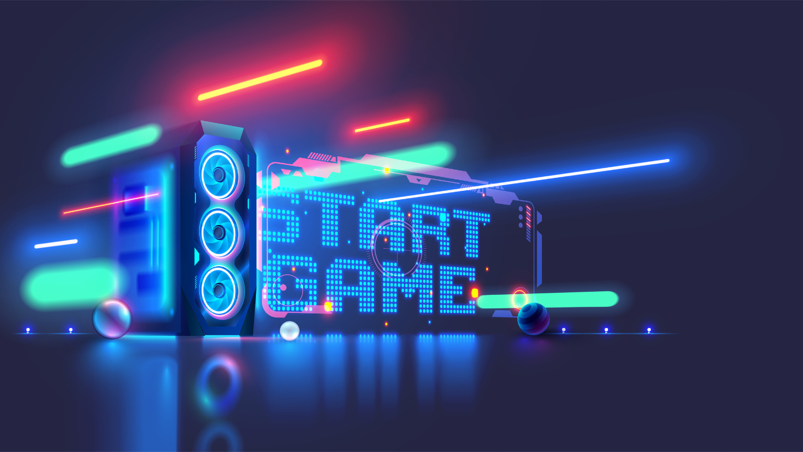 Gaming creator community hub interface with brand integration