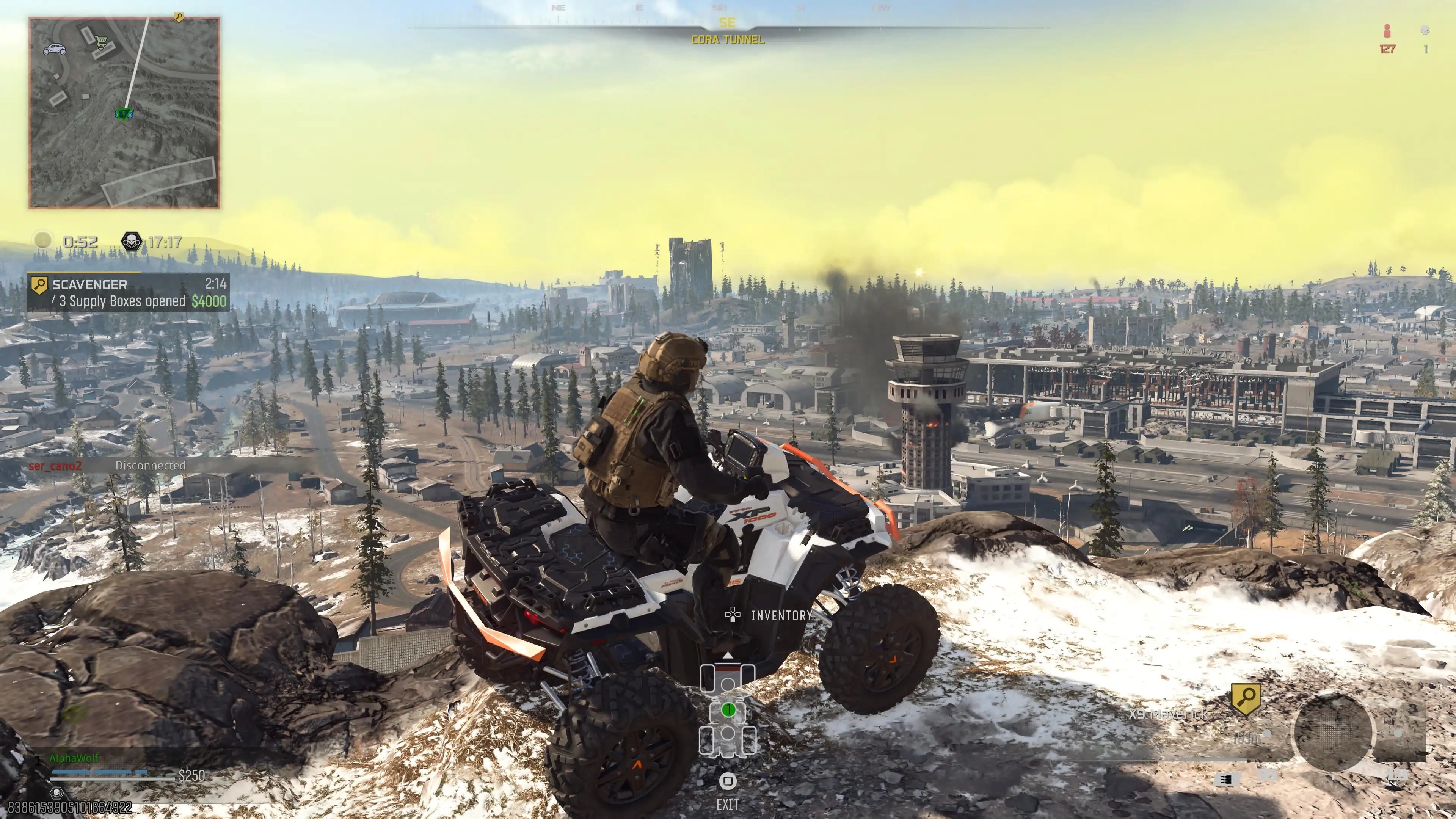 Player screenshot: Polaris Sportsman at overlook
